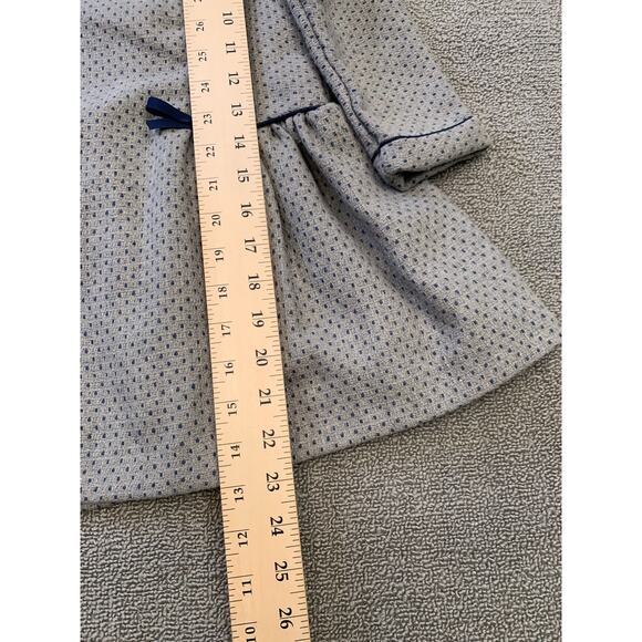 Martina‎ Charlotte Girls 4Y Gray And Navy Drop Waist Dress - Picture 7 of 13